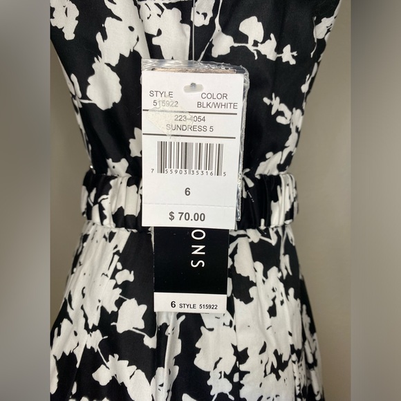 NWT Perceptions Sundress with belt - Picture 6 of 13
